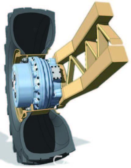 英国奎奈蒂克公司的轮内电动轮毂驱动技术